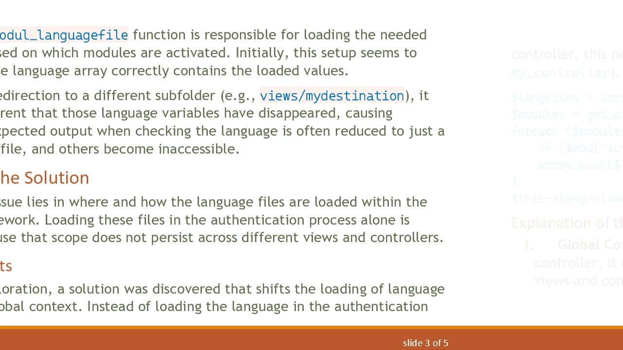 Resolving Language File Issues in CodeIgniter After Login