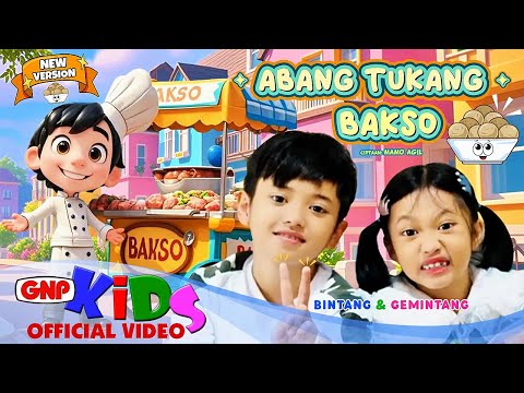 Abang Tukang Bakso – Bintang Yukio & Gemintang Misaki | Lagu Anak Indonesia - Official Music Video