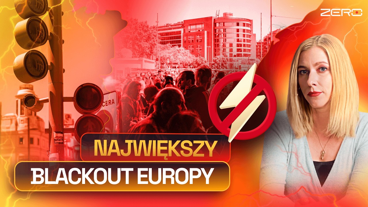 EUROPA BEZ PRĄDU - PARALIŻ W HISZPANII, PORTUGALII, FRANCJI I BELGII