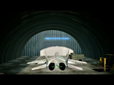 Ace Combat 7 Landing At The Hangar