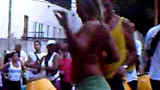 SANDRA BATISTA CANDOMBE ENSAYO CON AGRUPACIÓN LÚBOLA TRINIBOA