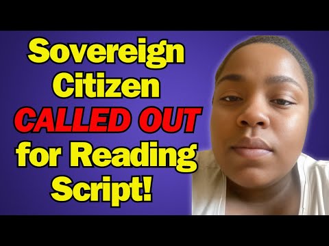 Sovereign Citizen Gets CALLED OUT for Reading Script in Court!