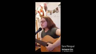 Sara Mengual Instagram Live - version de cobarde Sofia Ellar