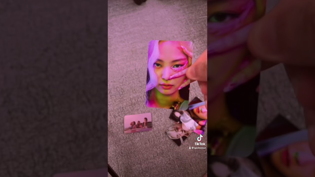 MAKING CUSTOM BLACKPINK PHOTOCARDS #blackpink #kpop #photocard