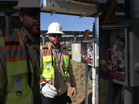 How to megger through solar modules.