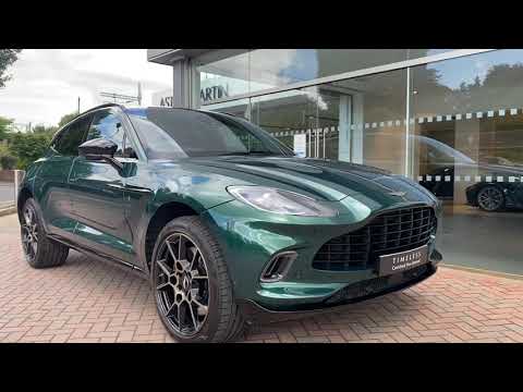 2021/21 DBX finished in Lennox Green with Obsidian Black interior
