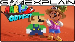 Finding 8-Bit Luigi in Super Mario Odyssey's NEW Hint Art!