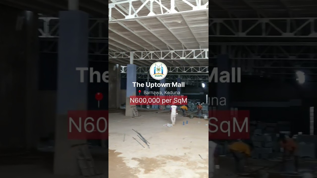 The Uptown Mall, Spaces are available at ₦600,000.00 P SqM with a minimum purchase of 24sqm2.