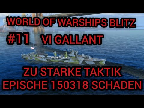 #11 WORLD OF WARSHIPS BLITZ EPISCHE 150318 SCHADEN MIT DIESER TAKTIK IM RESPAWN MODUS.!!!!