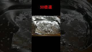 アルミ箔を超音波洗浄すると？
