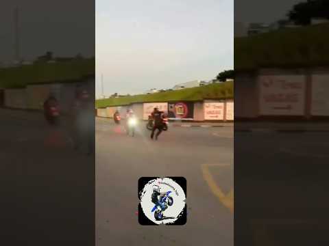 SAI SAI SAI 🚂🔥 POLÍCIA PULOU NA FRENTE DA MOTO NA FUGA! #shorts