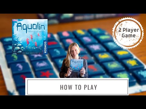 Aqualin | How to Play | Table Top Board Game | 2 Player Game | Family Board Game
