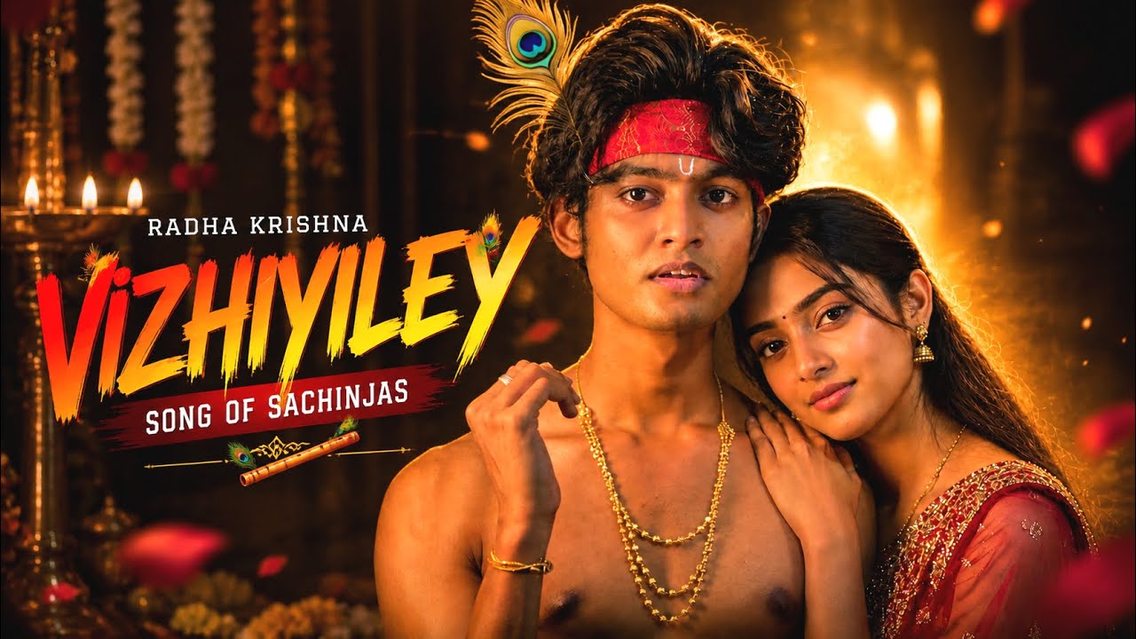 Vizhiyiley - Krishna Version 🦚 | SachinJAS