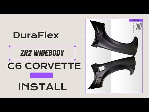 Duraflex Corvette ZR2 Rear Widebody fenders