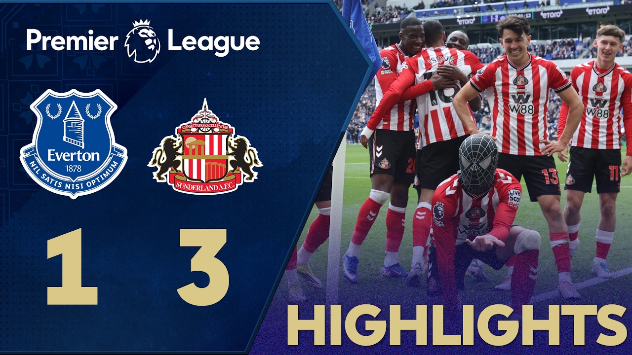 Everton 1 - 3 Sunderland | Premier League 25/26 Highlights