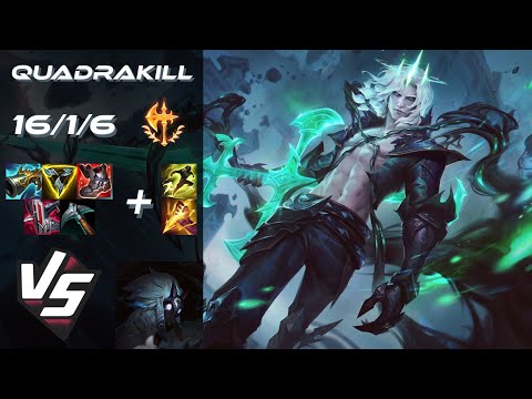 JUNGLE Viego vs Kindred [QUADRAKILL] - NA Grandmaster Patch 25.S2.8