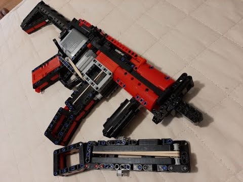 Lego Full-Auto Submachine MP5-K (LEGO WORKING SUBMACHINE GUN!!)