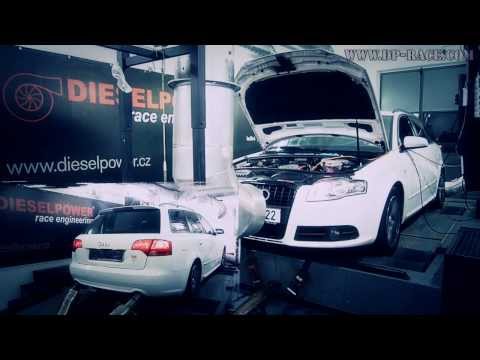 Audi A4 2.0TDI 170PS to 261PS @ 509Nm - DIESELPOWER dyno tuning: www.dp-race.com
