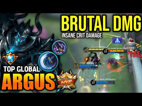 ARGUS BEST BUILD 2023 | TOP GLOBAL ARGUS GAMEPLAY | MOBILE LEGENDS✓