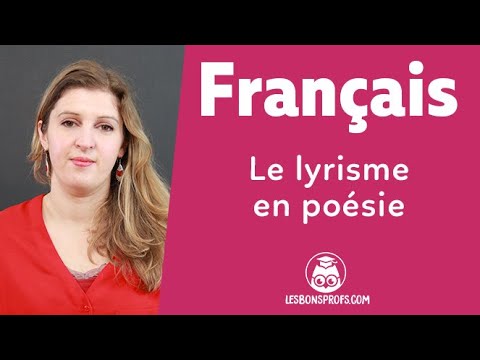 Le lyrisme en poésie