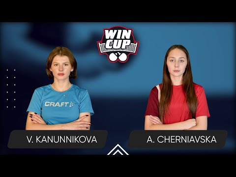 14:45 Vasylysa Kanunnikova - Alina Cherniavska 13.06.2025 WINCUP Women Star. TABLE 2