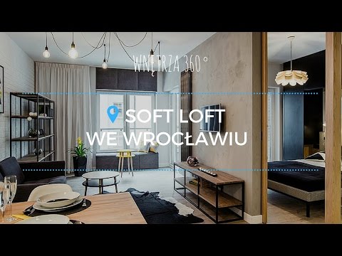 Aranżacja małego mieszkania w stylu industrialnym #projekt wnętrz #loft