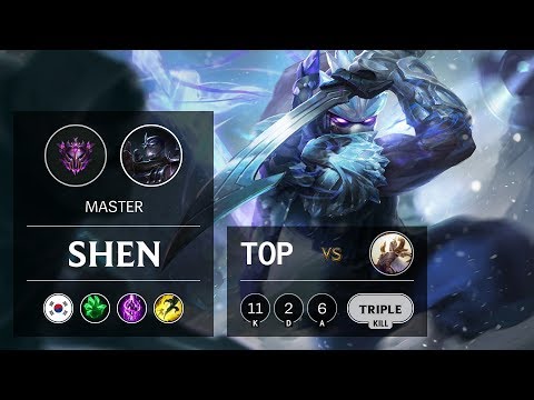 Shen Top vs Kayle - KR Master Patch 9.18