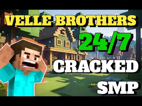 🔥 Intense Minecraft Live 24/7 SMP - Join Velle Brothers Now!