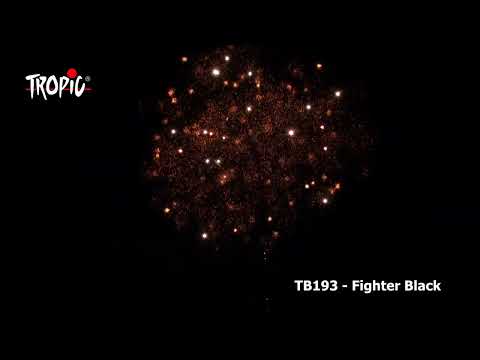 TB193 - Fighter Black - TROPIC Fireworks, Fajerwerki, Feuerwerk, Vuurwerk, Feu d'artifice