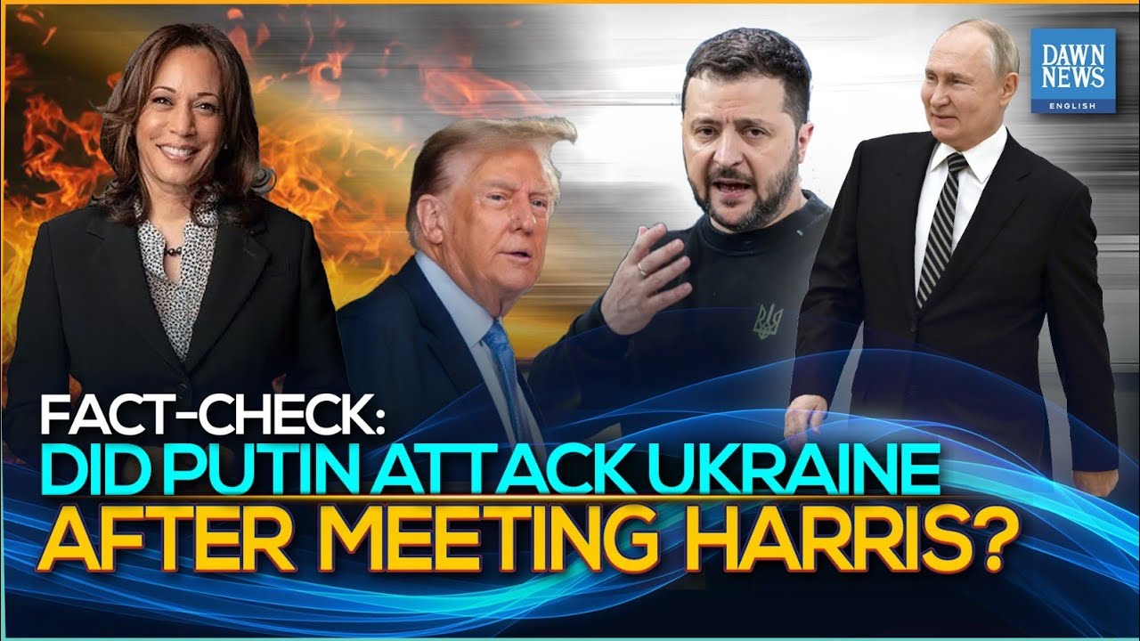 Fact Check: Did Trump Lie About Harris? Putin-Zelenskyy | Biden | Dawn News English