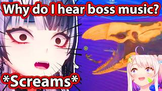 Shiori and Iofi Reaction to Leviathan in Subnautica 2 is Hilarious 【Hololive】