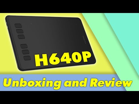 Grafinė planšetė HUION Inspiroy H950P video
