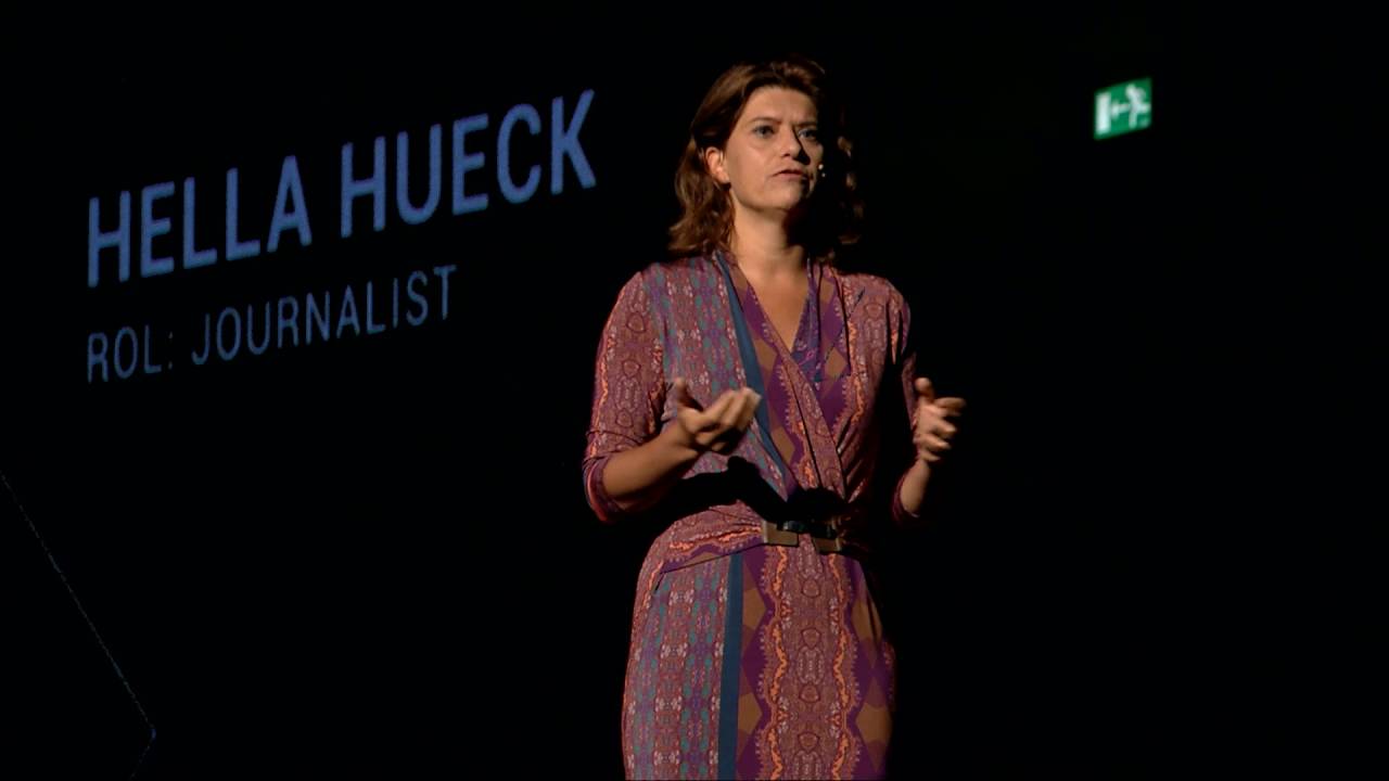 Hella Hueck als presentator tijdens Noorderlinkdagen