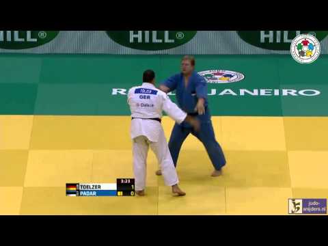 Judo 2013 World Championship Rio de Janeiro: Toelzer (GER) - Padar (EST) [+100kg]