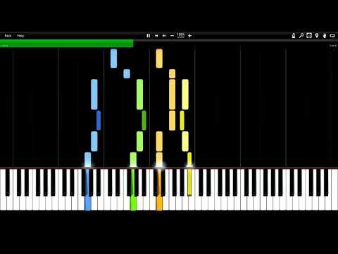 Erkel Ferenc - Bánk Bán - Hazám, Hazám Synthesia Piano Tutorial (midi) //nagyeszternek