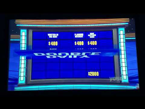 Double Jeopardy, Jonathan Fisher Day 11 - 3rd Daily Double (10/25/21)