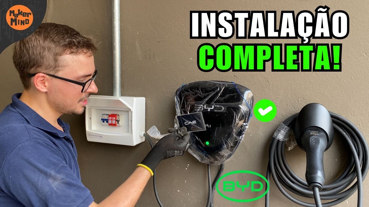 WALLBOX BYD - Acompanhando uma Instalação de Perto!