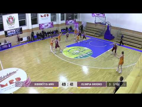 Kibirkštis-MRU vs Olimpia Grodno game highlights