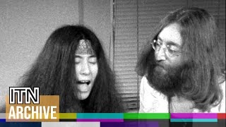 1969: John Lennon and Yoko Ono Demonstrate &quot;Howling&quot;