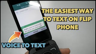How to to use voice to text for TCL/Alcatel My Flip 2