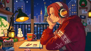 A Peaceful Christmas Night ❄️ Anime Lofi Beats for Studying, Relaxing & Unwinding