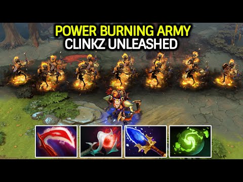 Super Clinkz Unleashed – Power Burning Army Scepter + Refresher Dota 2