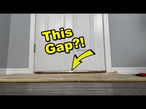 Fix This Gap Under Your Entry Door in Under 7 Mins!