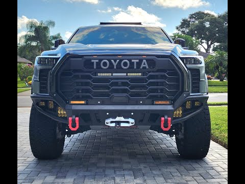 Installation of LilB's Front Bumper for the 3rd Gen Toyota Tundra
