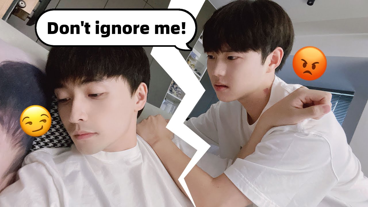 Ignoring My Cute Boyfriend For 24 Hours Prank💔💔He Forced A Kiss On Me👄So Sweet! [Gay Couple BL]