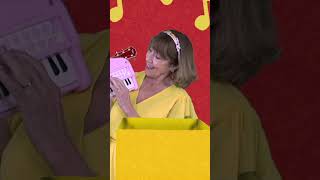 "Big Blue Box" 🟨🎸 - Yellow Part | Prepositions, colors, instruments #forkids
