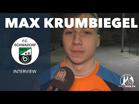 Schwadorfs U19-Kapitän Max Krumbiegel über das Derby gegen Berzdorf