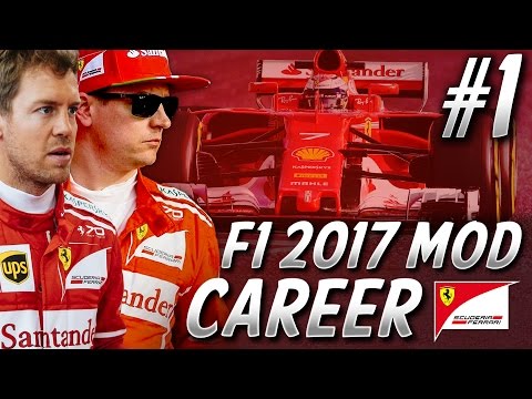 F1 2017 Mod Career Mode Part 1: Australia | Ferrari