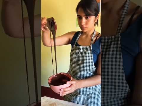 Rukmini Vasant! preparing chocolate!#shorts #viral