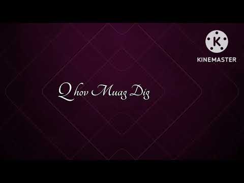 Qhov Muag Dig - PajTsua Thoj (lyric)